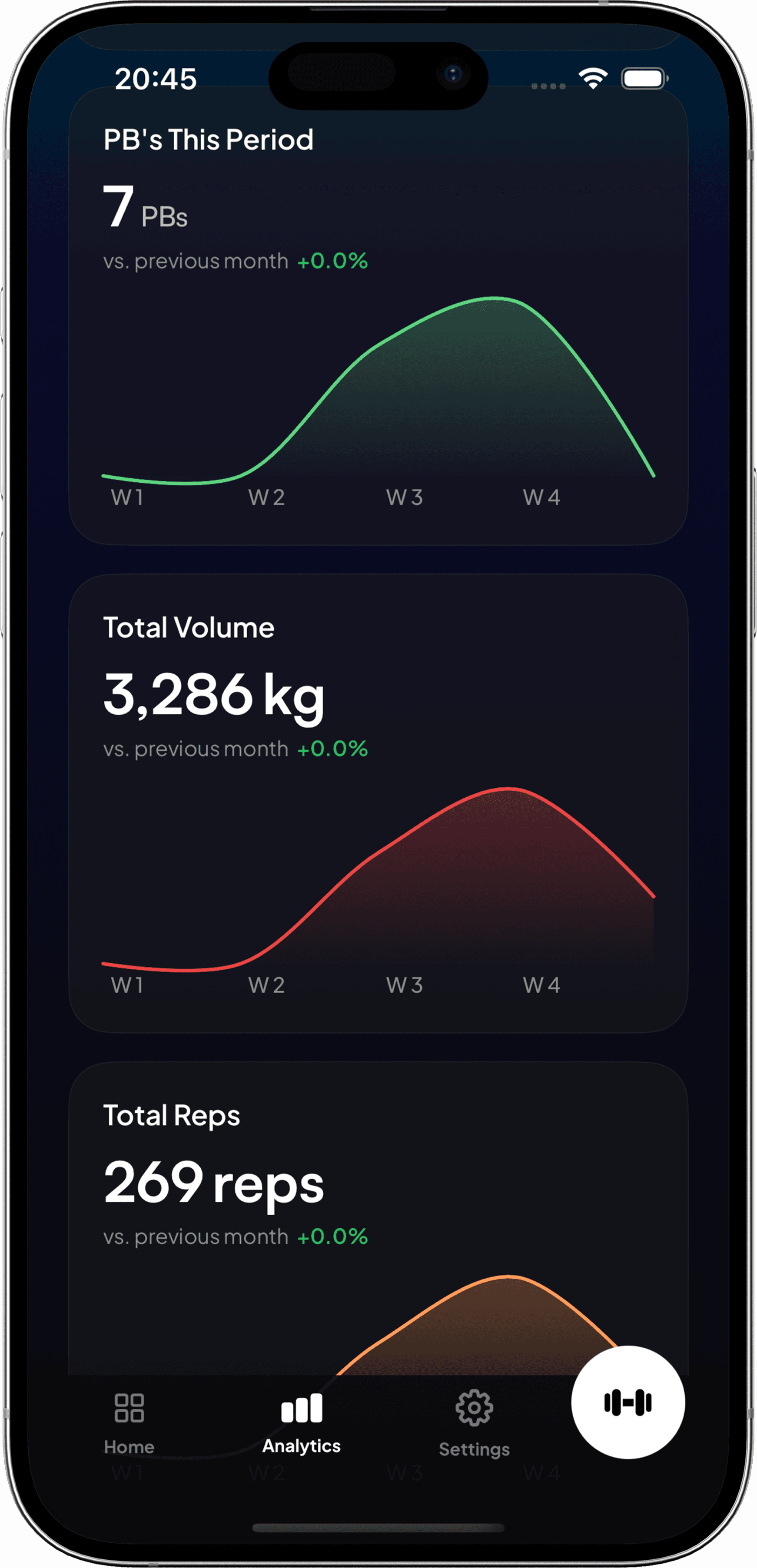 Workout voice logging interface